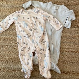 EUC sleepers from Loved Baby and Oliver and Rain